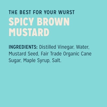 Sir Kensington's Spicy Brown Mustard - 6 Count Vegan Condiment