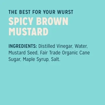 Sir Kensington's Spicy Brown Mustard - 6 Count Vegan Condiment