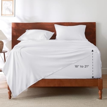 Bedsure Deep Pocket King Sheet Set for Comfortable Sleep