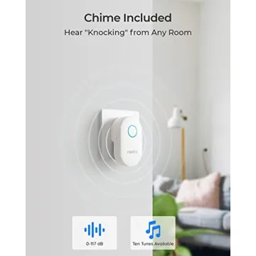 Reolink 2K Video Doorbell with Custom Chime - No Subscription