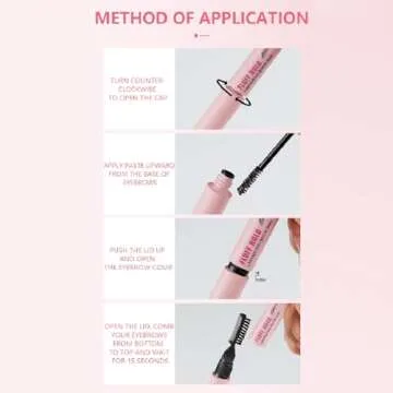 G G Colors Eyebrow Wax Brow Gel - Eyebrow Styling Wax for Feathery & Fluffy & Brow Freeze, Long Lasting Waterproof Clear Eyebrow Gel (Transparent)