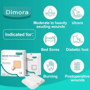 Dimora Silicone Foam Dressing - Effective Wound Care Solution