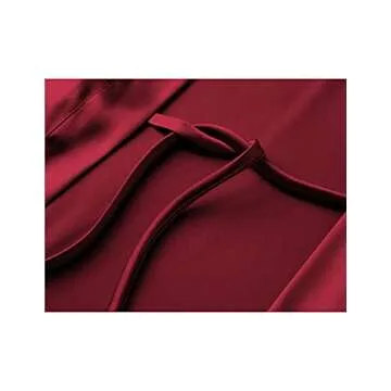 Silk Long Satin Kimono Robe for Bridesmaids Brides