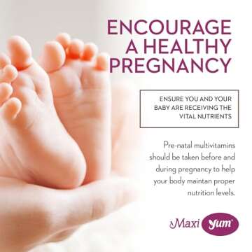 Organic Prenatal Gummies for Women - The Sweet Way to Nurture Your Tomorrow - Kosher Cherry Flavored Pre Natal Gummy - Prenatal Vitamins for Women with Folic Acid and Iron for Fetal Development, 60