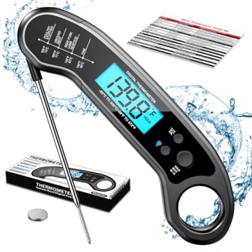 Instant Read Digital Meat Thermometer for BBQ Cooking