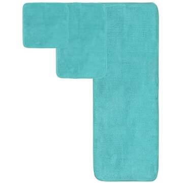 POLYTE Oversize, 60 x 30 in., Quick Dry Lint Free Microfiber Bath Towel Set, 6 Piece
