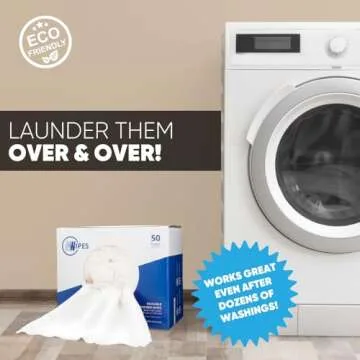 Mwipes 50 Count Reusable Microfiber Cleaning Cloths