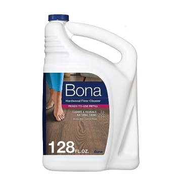 Bona Hardwood Floor Cleaner Refill - 128 fl oz - Unscented - Refill for Bona Spray Mops and Spray Bo...