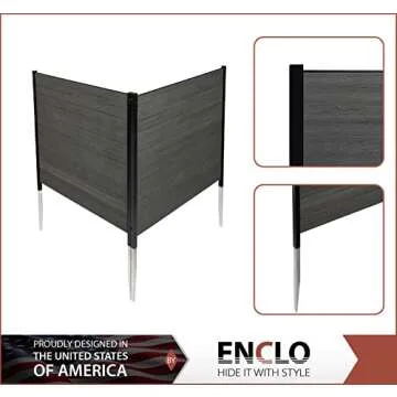 Enclo Privacy Screens EC18002: Weather-Resistant Vinyl Outdoor Screens