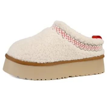 KIFIWUI Women's Platform Mini Boots - Cozy Fur-Lined Ankle Boots for Warm and Stylish Winter