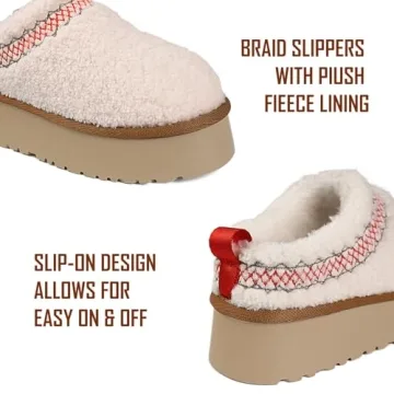 KIFIWUI Women's Cozy Fur-Lined Platform Mini Boots