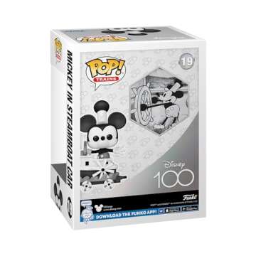 Funko POP! Trains: Disney 100 - Mickey in Steamboat Car - Collectable Vinyl Figure - Gift Idea - Official Merchandise - for Kids & Adults - Movies Fans - Model Figure for Collectors