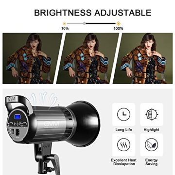 GVM 100W Bi-Color Video Light Kit for Professionals