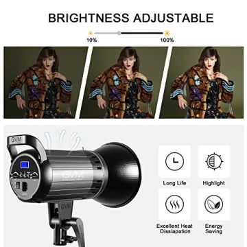 GVM 100W Bi-Color Video Light Kit for Professionals