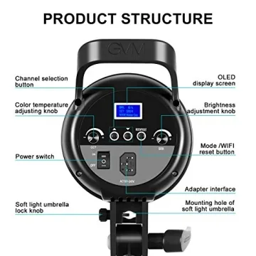 GVM 100W Bi-Color Video Light Kit for Professionals