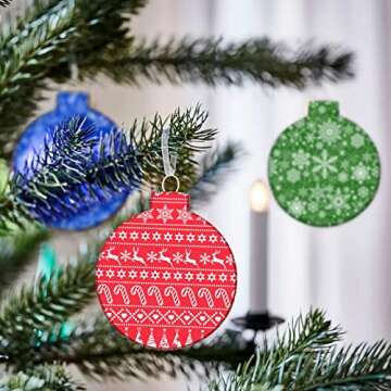 BUSOHA Christmas Silk Screen Stencils for Polymer Clay, 3Pcs Reusable Silk Screens with 2Pcs Clay Scraper for Polymer Clay Cutters Making Earring Jewelry, Christmas Decoration