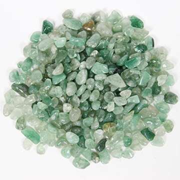 Natural Strawberry Quartz Crystal Chips for Crafts and Healing