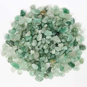 Natural Strawberry Quartz Crystal Chips for Crafts and Healing