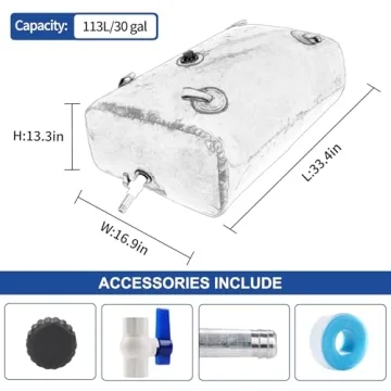 30 Gal Portable Water Storage Bladder for Camping & RV