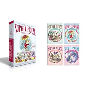 The Adventures of Sophie Mouse Collection #3 (Boxed Set): The Great Big Paw Print; It's Raining, It's Pouring; The Mouse House; Journey to the Crystal Cave
