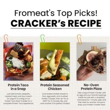 FROMEAT Gourmet Protein Chips - High Protein Snack Pack