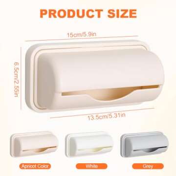 3 PCS Trash Can Liner Dispenser, 2024 Upgrade Small Bin Liner Kit, Trash Bag Dispenser for Bottom of...