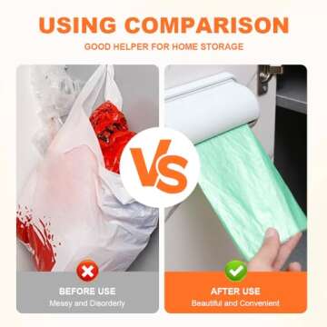 3 PCS Trash Can Liner Dispenser, 2024 Upgrade Small Bin Liner Kit, Trash Bag Dispenser for Bottom of Can, Wall Mount Garbage Bag Dispenser Kitchen Bathroom Toilet Storage Organization