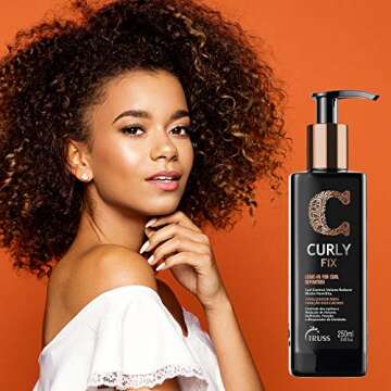 Truss Curly Fix - Leave-in Curl Defining Cream - Medium Hold, Controls Frizz and Reduces Volume for Defined Curls All Day
