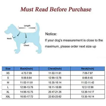 Warm YOUDirect Winter Dog Coat for Small Dogs