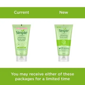 Simple Kind to Skin Refreshing Facial Wash Gel ,150 ml (5 Ounce)