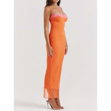 Buy Zebaexf Women's Sexy Prom Sleeveless Bodycon Dress