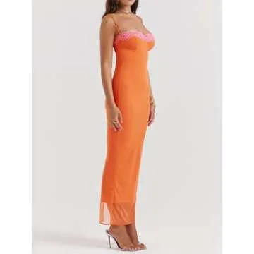 Buy Zebaexf Women's Sexy Prom Sleeveless Bodycon Dress