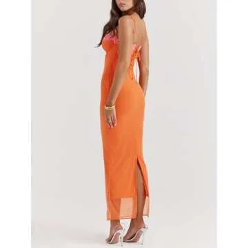 Buy Zebaexf Women's Sexy Prom Sleeveless Bodycon Dress