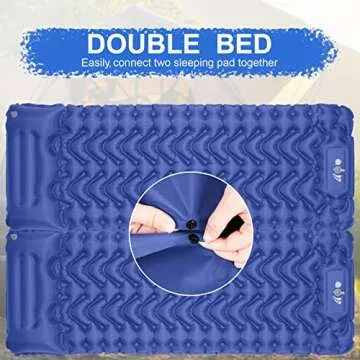 MOXILS Sleeping Pad, Ultralight Inflatable Sleeping Pad for Camping, Built-in Pump, Ultimate for Cam...