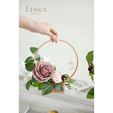 Ling's Moment Floral Centerpieces - Rustic Wedding Decor