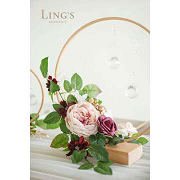 Ling's Moment Floral Centerpieces - Rustic Wedding Decor