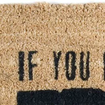 tag 1'6" x 2'6" If You Forgot The Wine Go Home Sentiment Coir Indoor Outdoor Doormat Front Door Welcome Mat Multicolored 1'6X2'6" Multicolored