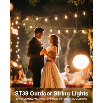 bulbeats 200FT Waterproof Vintage LED String Lights