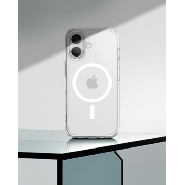 Spigen for iPhone 17 Case, Ultra Hybrid MagFit [TPU Covered Camera Control] [Anti-Yellowing] [Compatible with Magsafe] - Clear