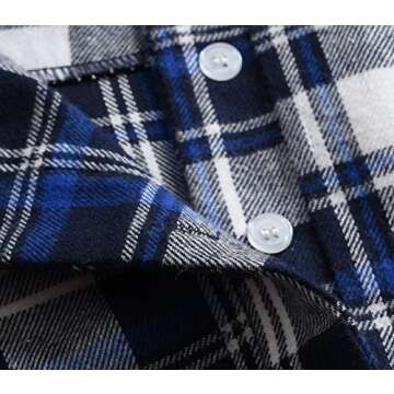 Latuza Plaid Flannel Nightgowns for Women - Cozy Style