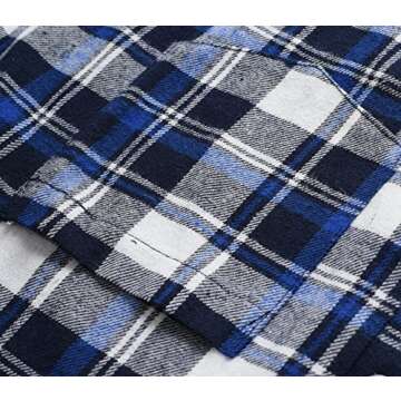 Latuza Plaid Flannel Nightgowns for Women - Cozy Style