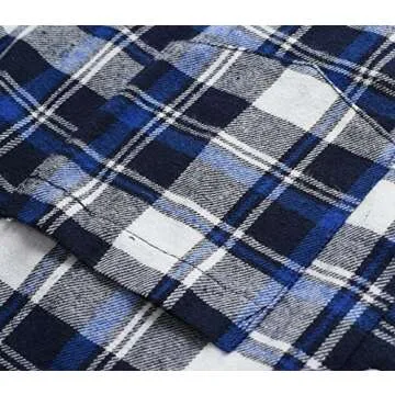 Latuza Plaid Flannel Nightgowns for Women - Cozy Style