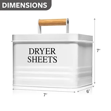 Calindiana Modern Farmhouse Decorative Laundry Box