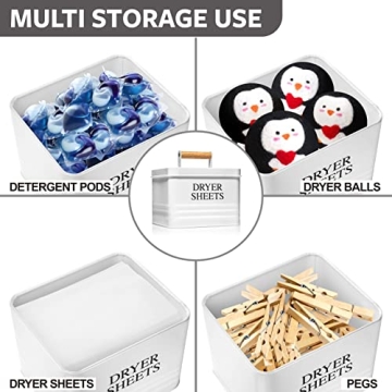 Calindiana Modern Farmhouse Decorative Laundry Box