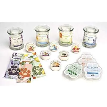 One Fur All Pet House Wax Melts - Lavender Green Tea & Fresh Citrus Pack of 2 - Odor Eliminating, Long-Lasting Scented Wax Melts - Pet-Friendly, Natural