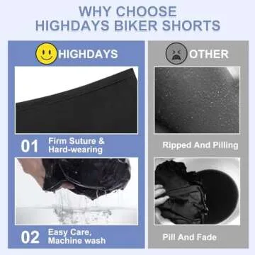 5 Pack Biker Shorts Women - 5"/8" High Waist Spandex Workout Yoga Running Athletic(Black/Navy/Dark Grey/Complexion/White,Plus)