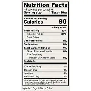 Anthony's Organic Cocoa Butter Wafers, 1 lb, Gluten Free