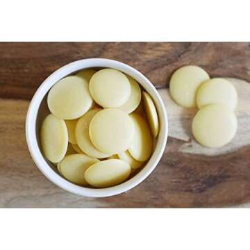 Anthony's Organic Cocoa Butter Wafers, 1 lb, Batch Tested Gluten Free, Non GMO, Keto Friendly