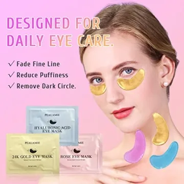 PEAUAMIE Under Eye Patches for Puffiness and Dark Circles