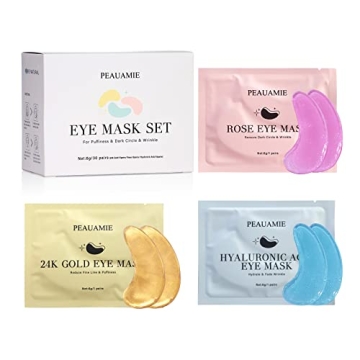 PEAUAMIE Under Eye Patches for Puffiness and Dark Circles
